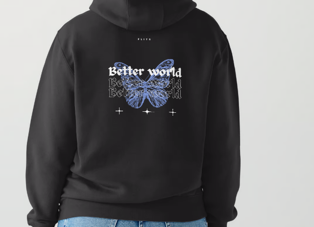 Sweater  Better world butterfly   (MEN)